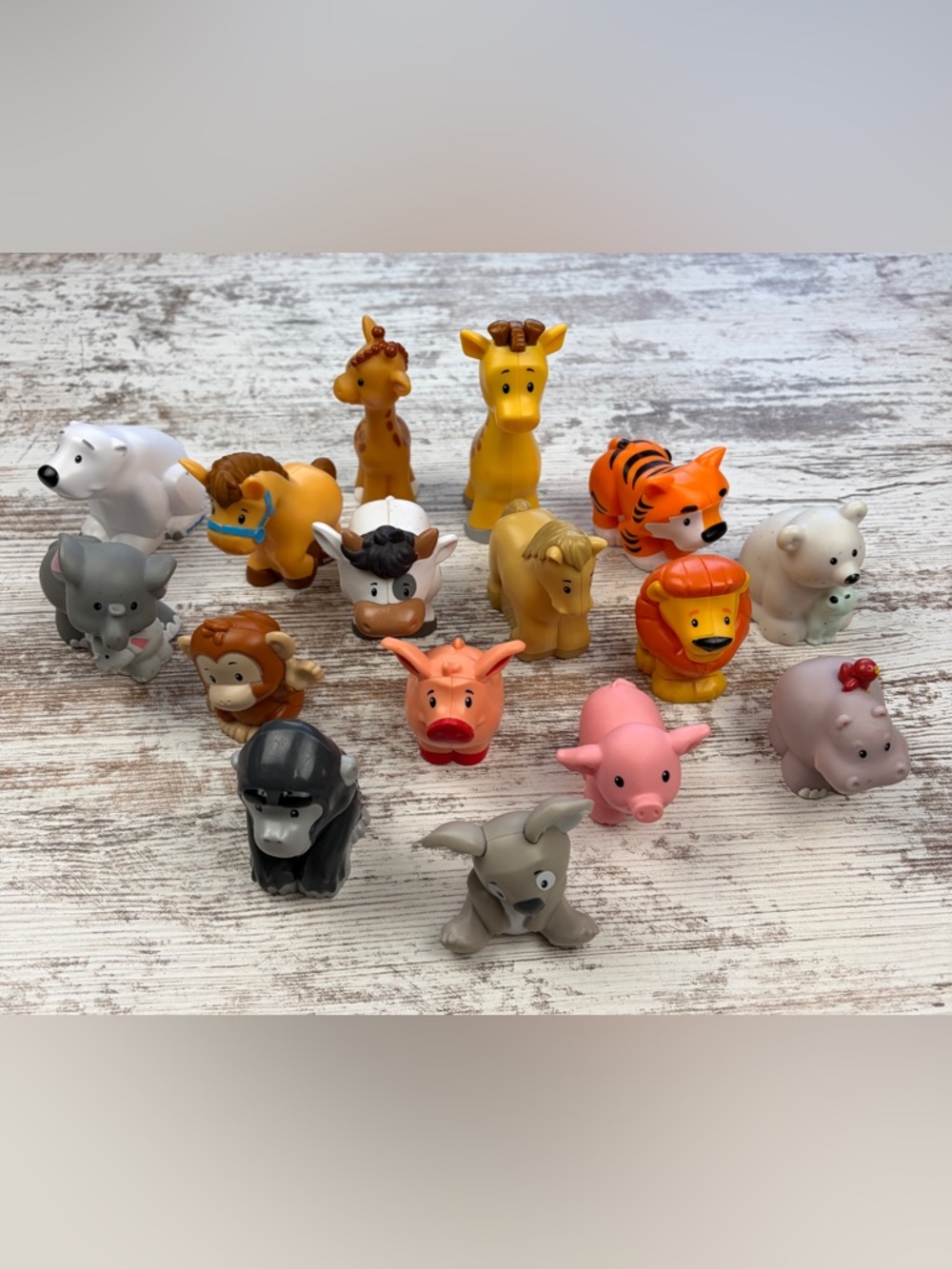 Little People Animal Toy Figures  Lot of 16 Good Play Condition